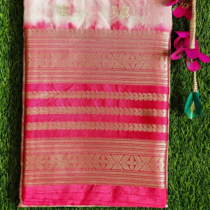 Pink Wam Silk Saree