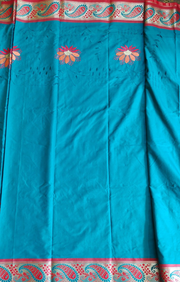 Mercerised Cotton Silk Saree