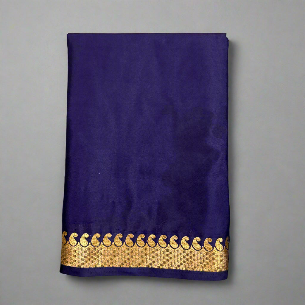Semi Mysore Crepe Silk Saree