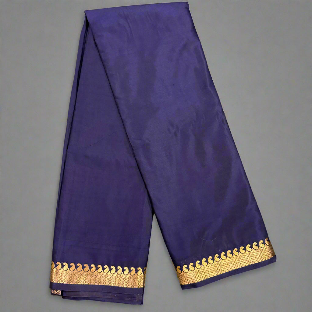 Semi Mysore Crepe Silk Saree
