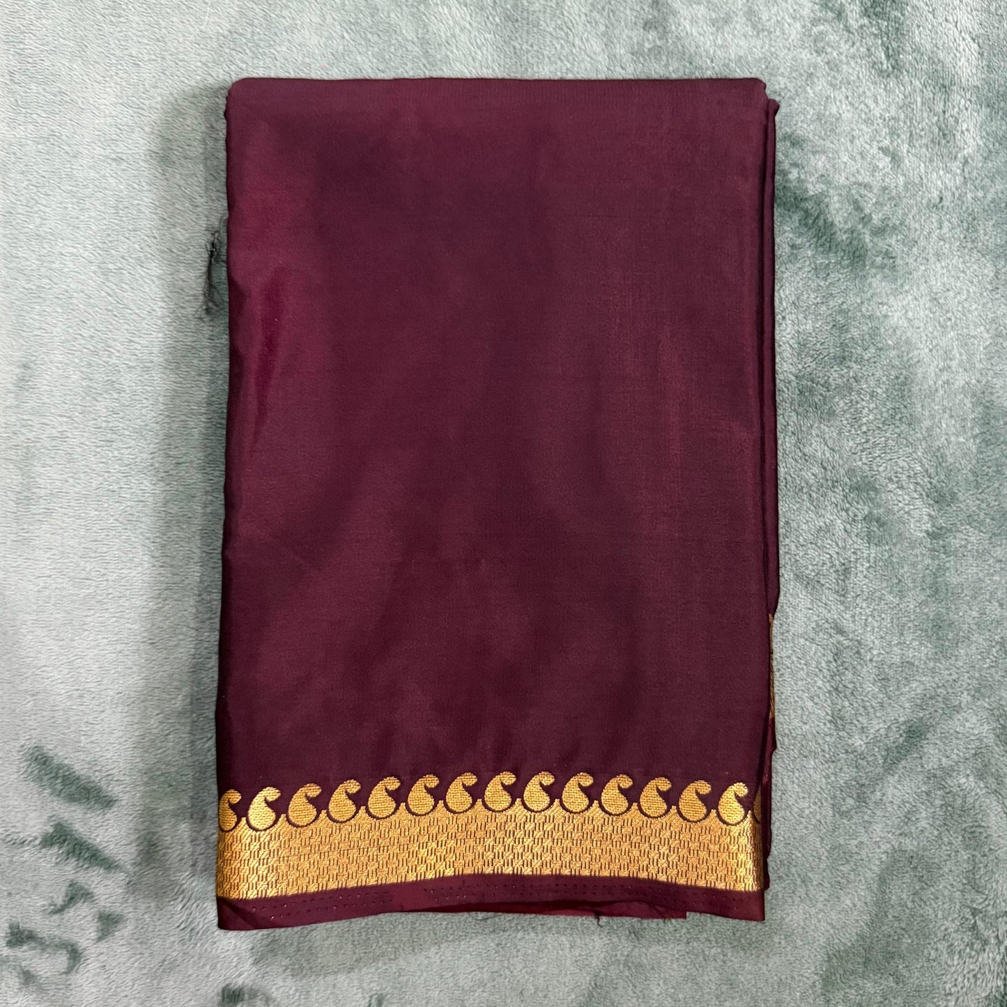 Semi Mysore Crepe Silk Saree
