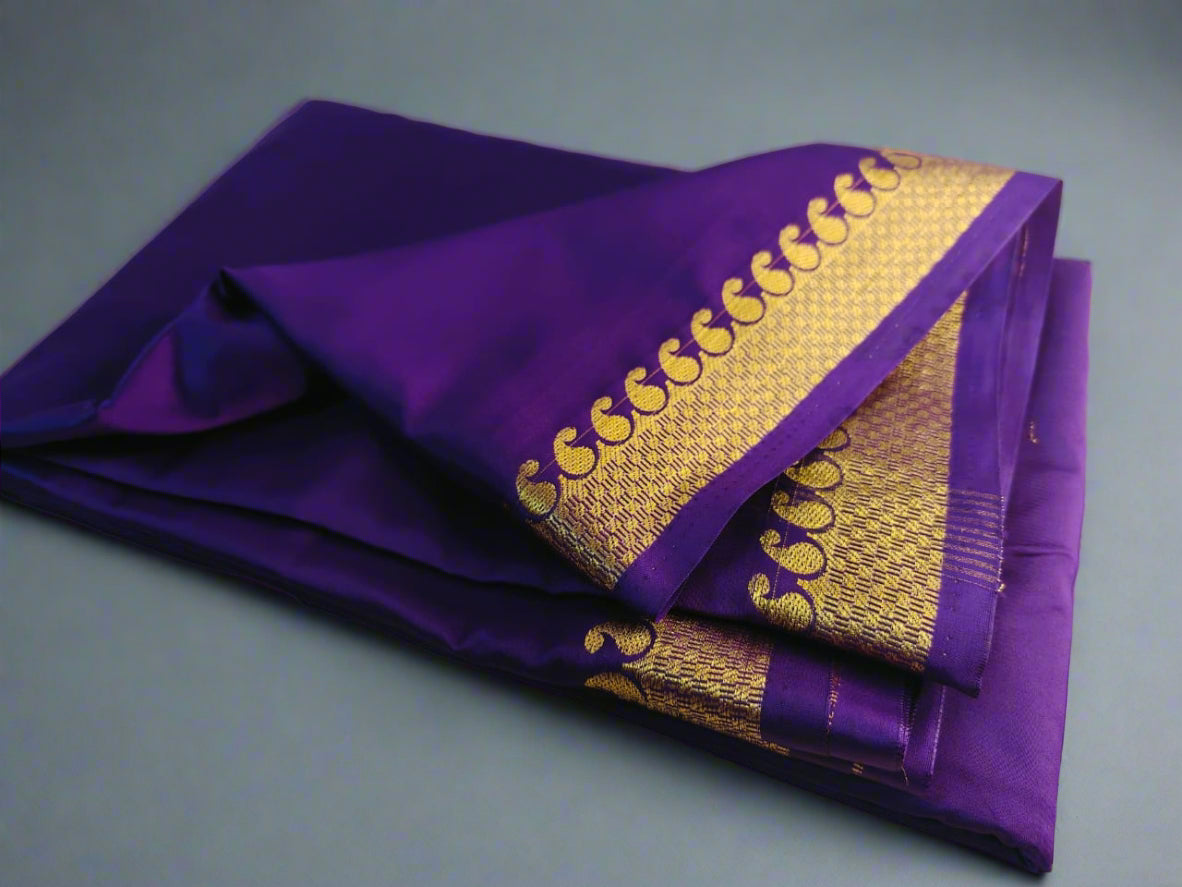 Semi Mysore Crepe Silk Saree