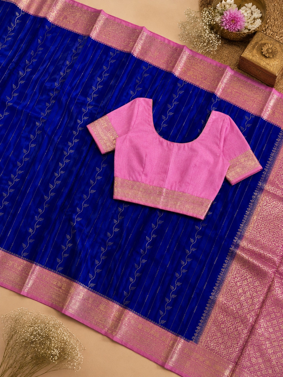 Banarasi Chiniya Silk Saree