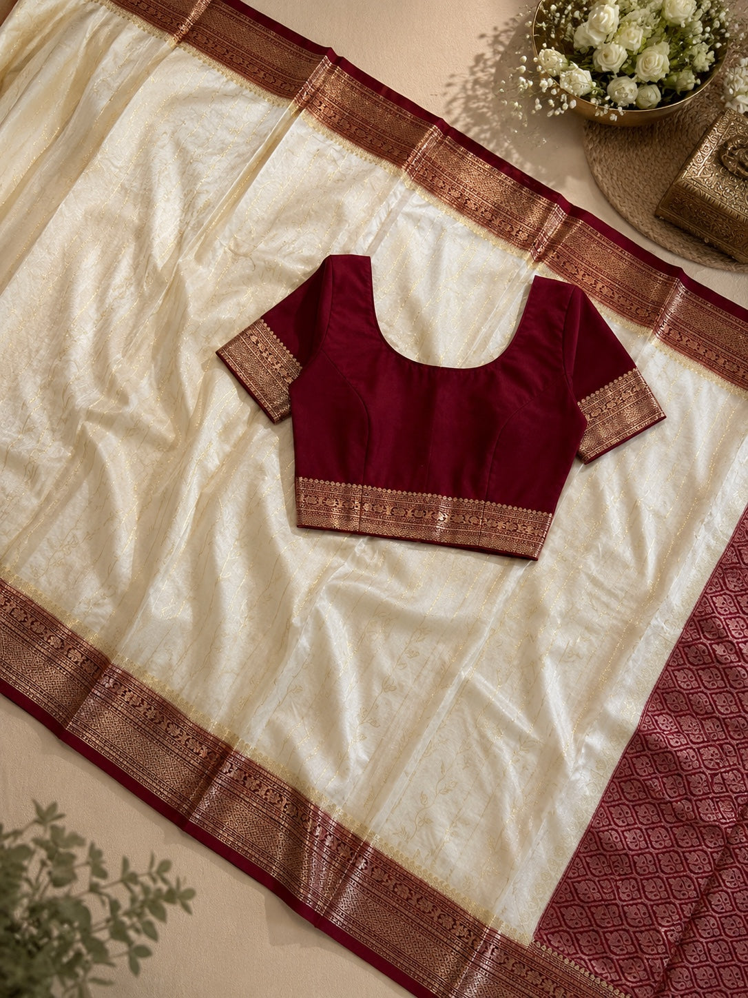 Banarasi Chiniya Silk Saree