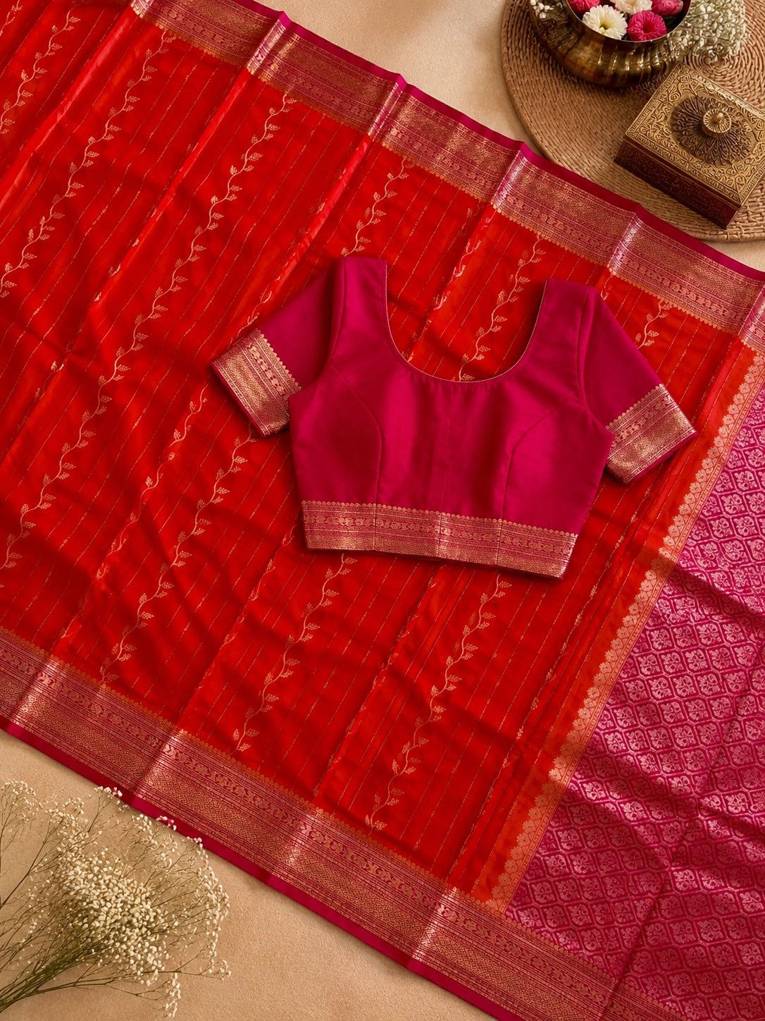 Banarasi Chiniya Silk Saree