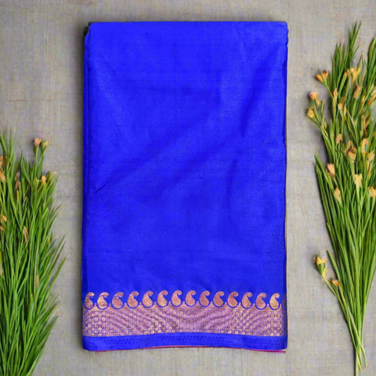Semi Mysore Crepe Silk Saree