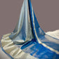 Blue Banarasi Handwoven Tissue silk Saree