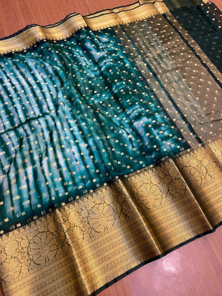 Handwoven Banarasi Organza Saree