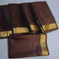 BROWN MYSORE SILK SAREE