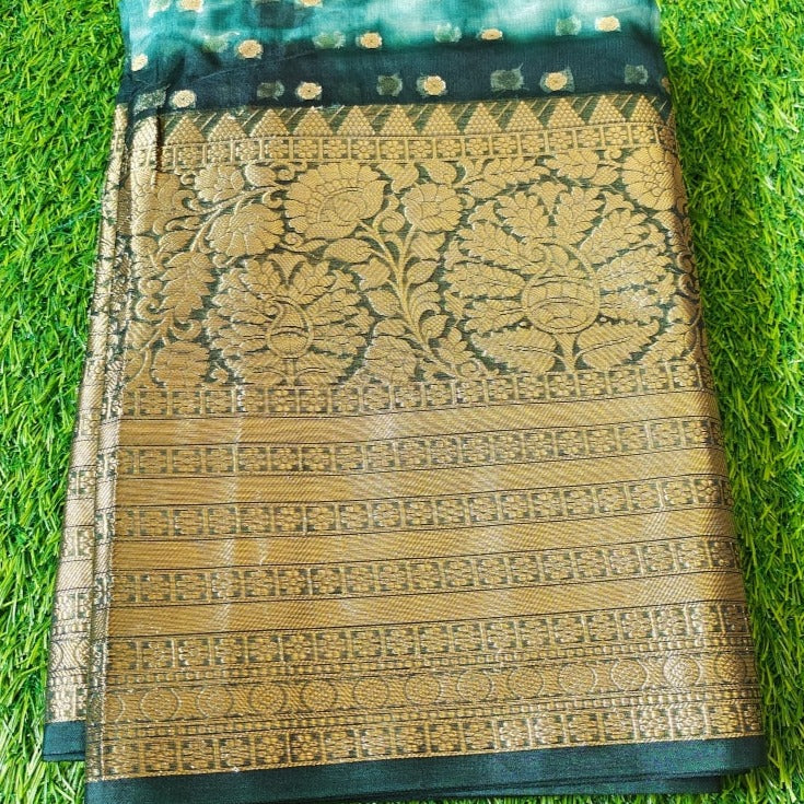 Handwoven Banarasi Organza Saree