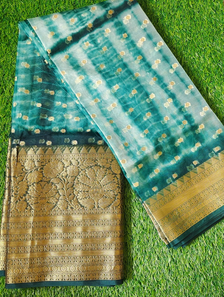 Handwoven Banarasi Organza Saree