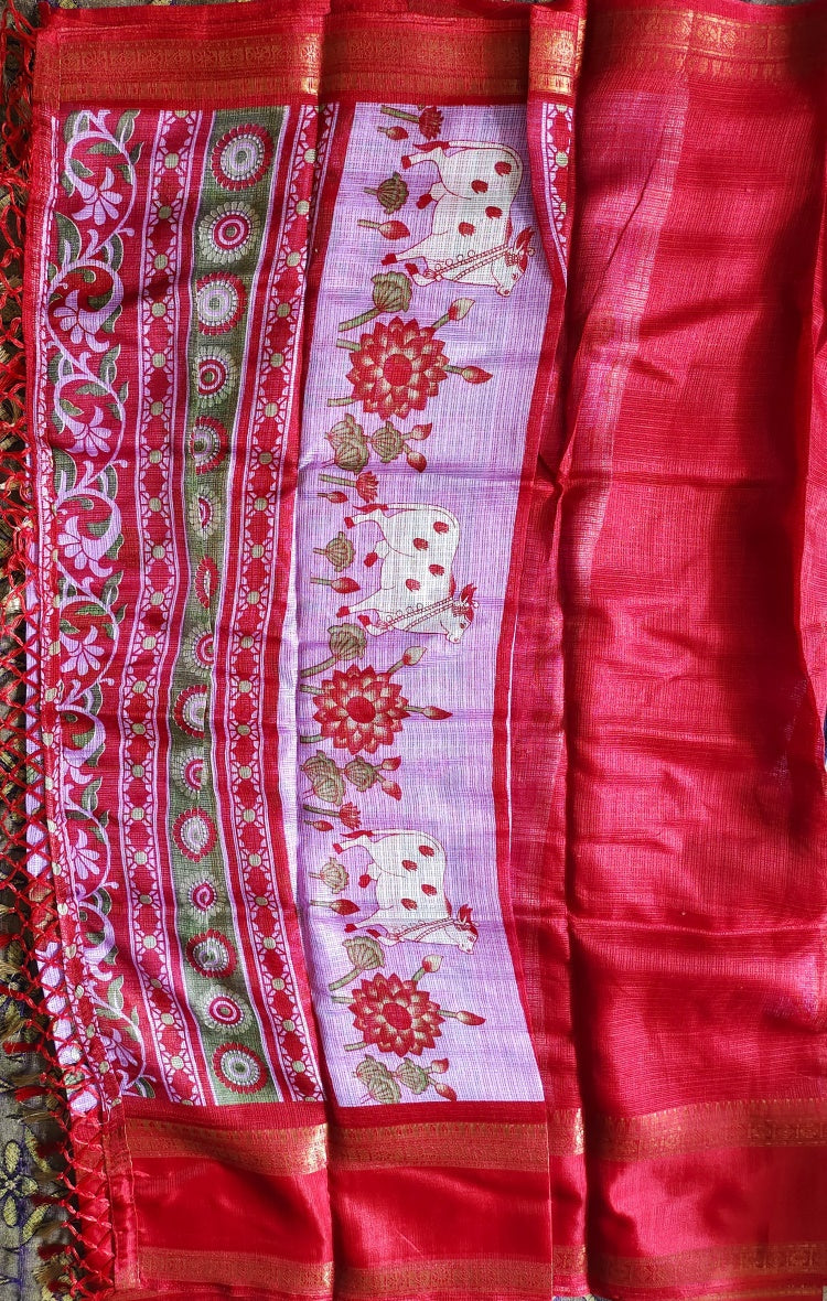 Kota Pichawi Printed Saree