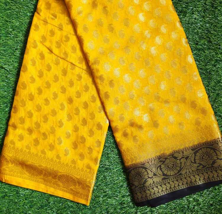 Semi Khaddi Georgette Saree