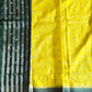 Handwoven Yellow Banarasi Warm Silk Saree with Silver Zari