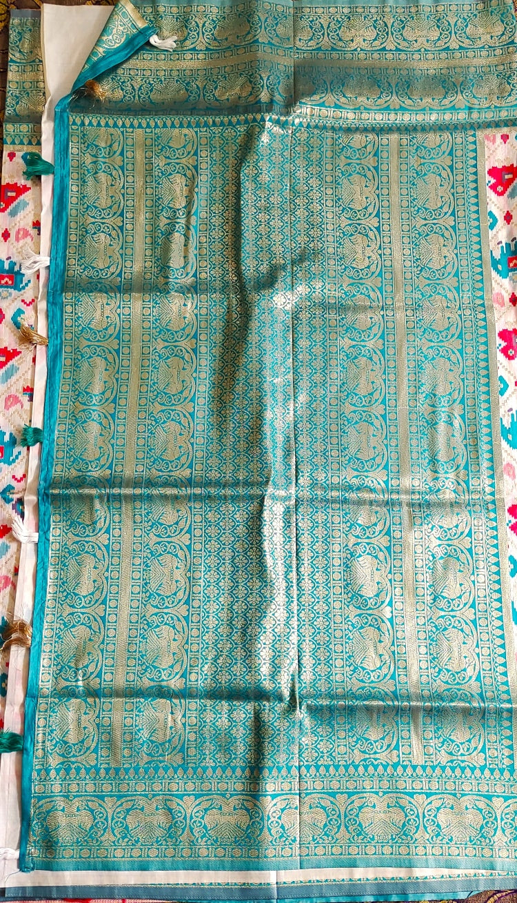 Patola Soft Kanchi Silk Saree