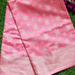Pink Semi Organza Saree