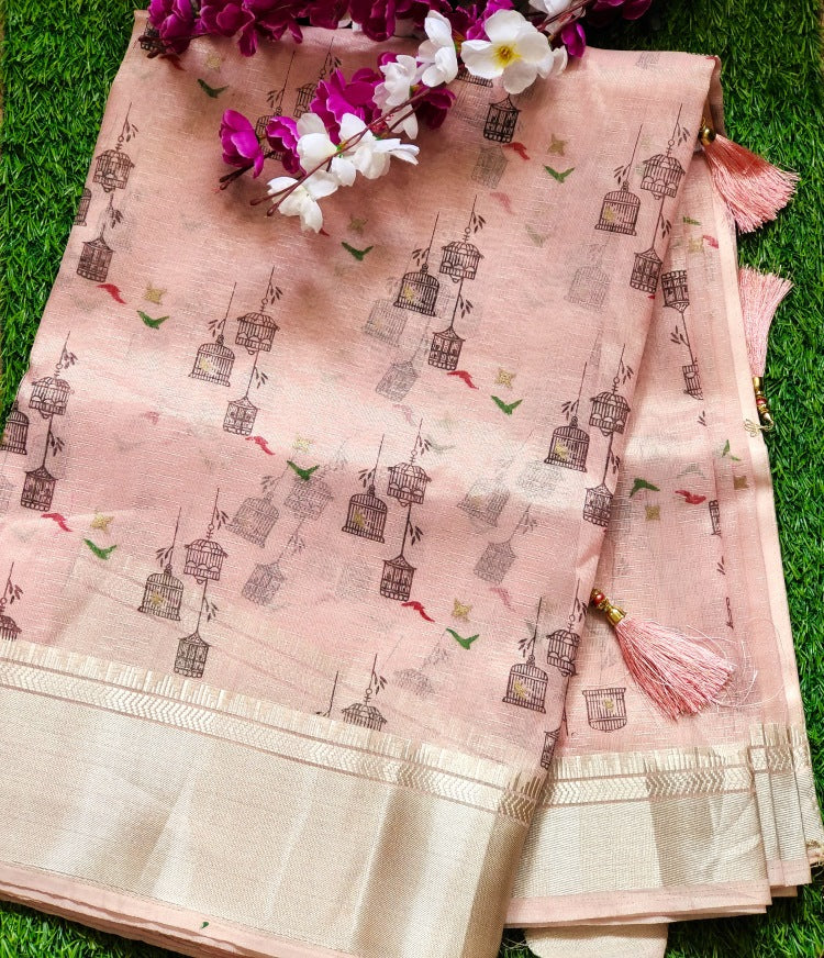 Floral Printed Saree