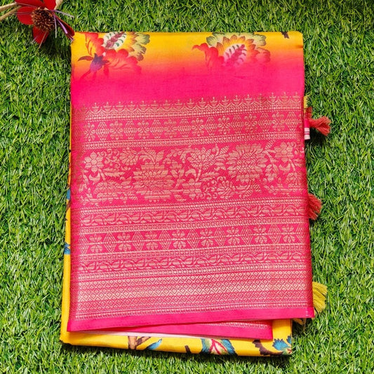 Banarasi Kalamkari Silk