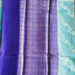 Blue Warm Silk Check Saree