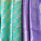 Blue Warm Silk Check Saree
