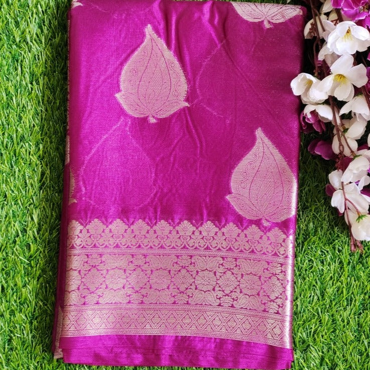 Rani Pink Warm Silk Saree