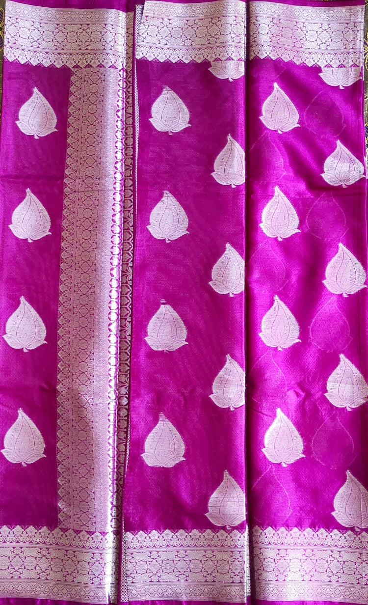 Rani Pink Warm Silk Saree