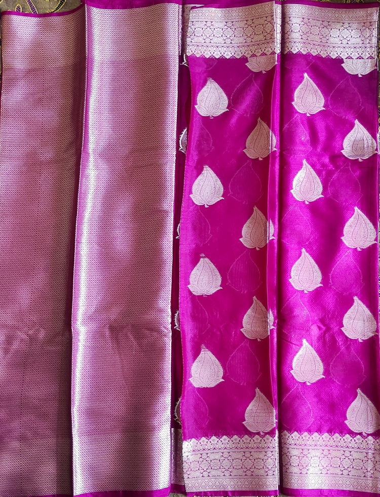 Rani Pink Warm Silk Saree