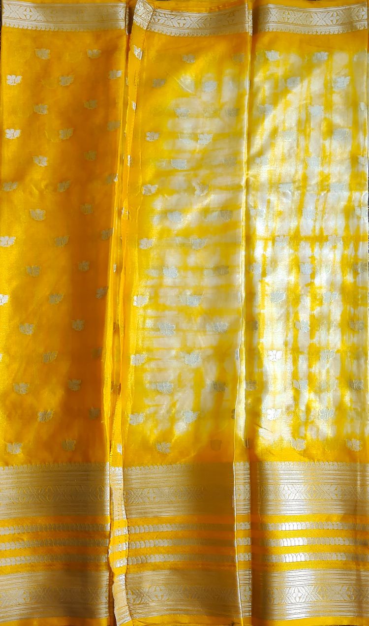 Yellow Wam Silk Saree