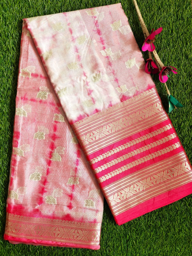 Pink Wam Silk Saree