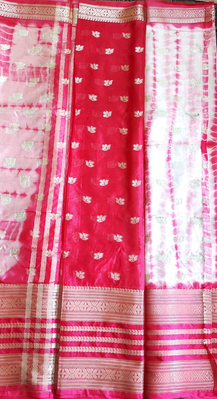 Pink Wam Silk Saree