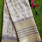 Grey Wam Silk Saree