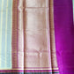 Blue Handwoven Banarasi Wam Silk Saree