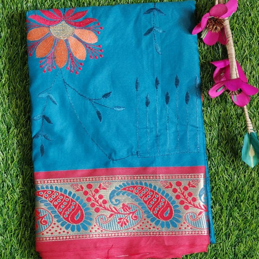 Mercerised Cotton Silk Saree