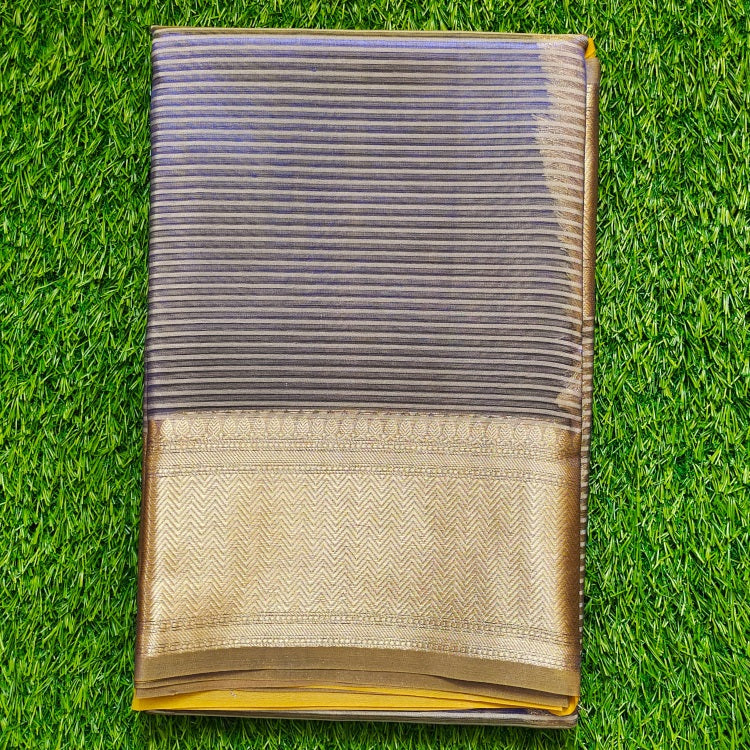 Blue Banarasi Handwoven Tissue Saree