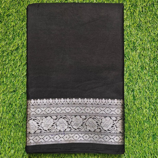 Black Wam Silk Saree