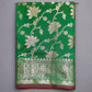 Green Taffeta Tanchui Silk Saree