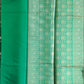 Green Taffeta Tanchui Silk Saree