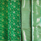 Green Taffeta Tanchui Silk Saree