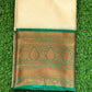 Cream Banaras Kora Muslin Saree