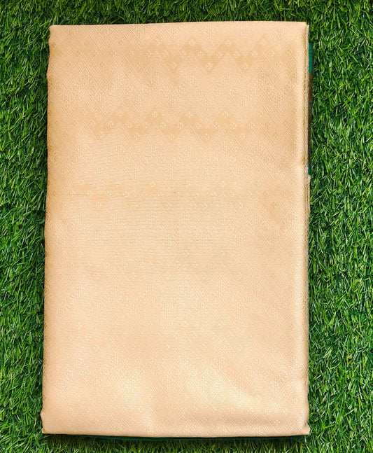 Cream Banaras Kora Muslin Saree