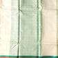 Cream Banaras Kora Muslin Saree