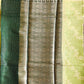 Green Warm Silk Check Saree