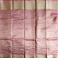 Pink Banarasi Handwoven Crush  Tissue silk Saree