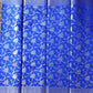 Blue Taffeta Tanchui Silk Saree