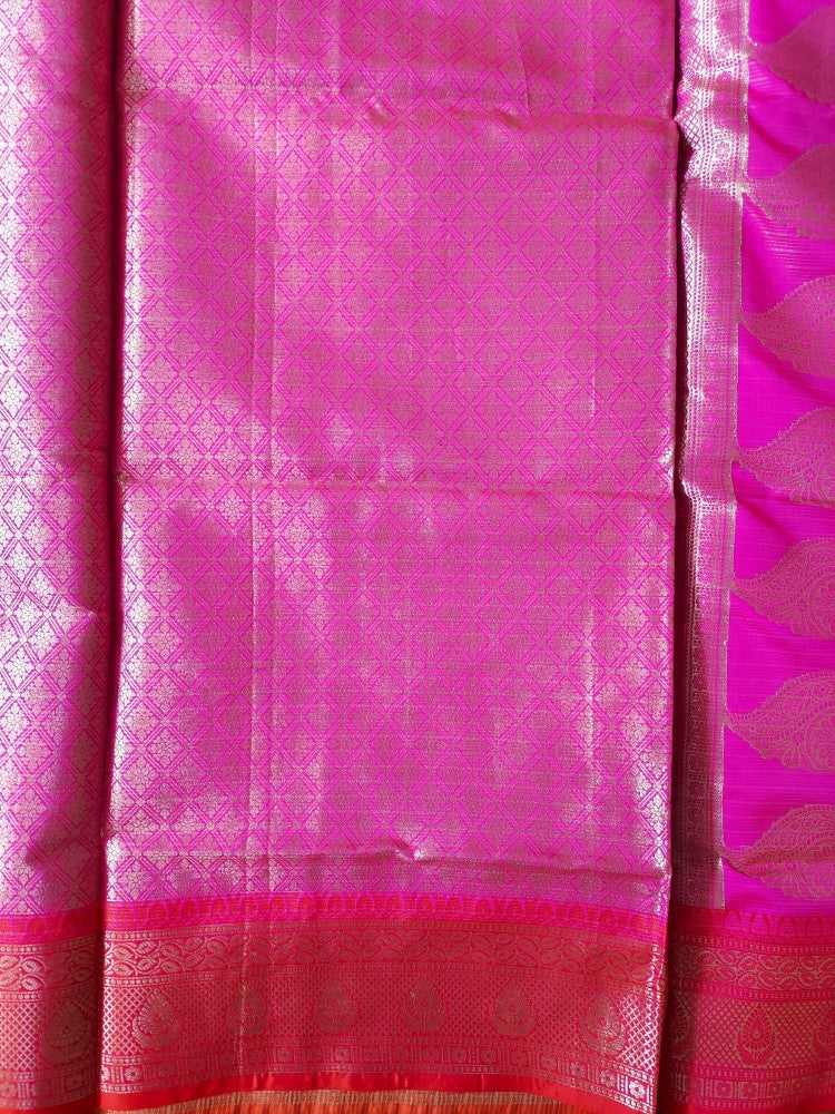 Banarasi Handwoven Kota Chek Saree