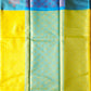 saree with a patterned border on a plain background