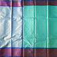 Blue Banaras Kora Muslin Saree