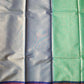 Blue Banaras Kora Muslin Saree