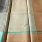 Brown Banaras Kora Muslin Saree