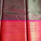 Teal Banaras Kora Muslin Saree
